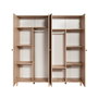 Hanah Home Armario Loni 4 -977 Color Sonomo